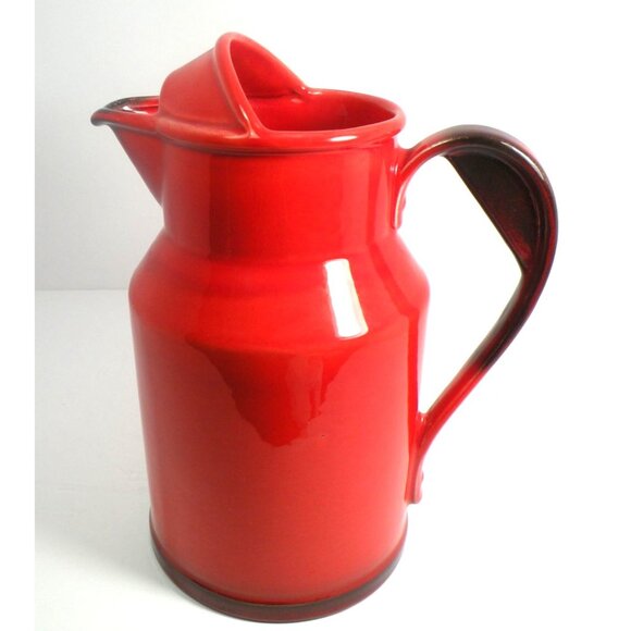 Metlox Vintage Mid Century Modern Poppy Trail 64 oz. Pitcher Cira 1950's - Picture 7 of 11